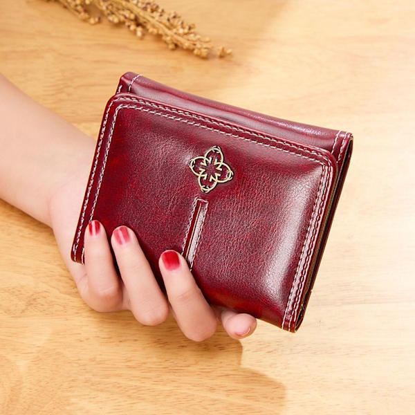 Läder Damplånböcker Moneybags RÖDA red