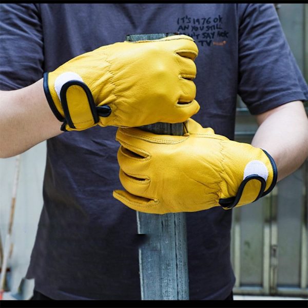 Arbejdshandsker Svejsebeskyttelseshandsker GUL M Yellow M