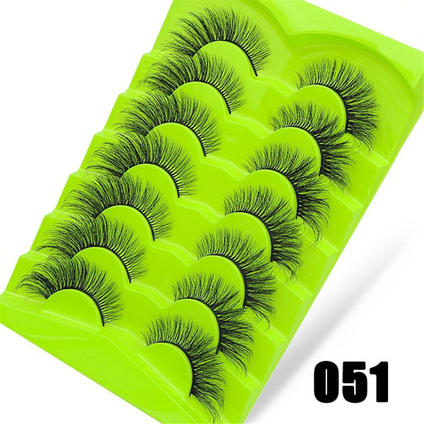 Cat Eye Lashes Falska ögonfransar ser ut som förlängningar 051 051 051