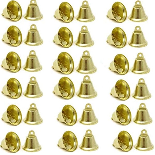 50 kpl Golden Bells Jingle Bells Morsiussisustuskellot