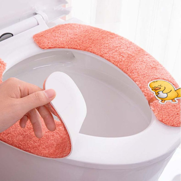 Toalettsetetrekk Plysj vintermatte 2 2 2