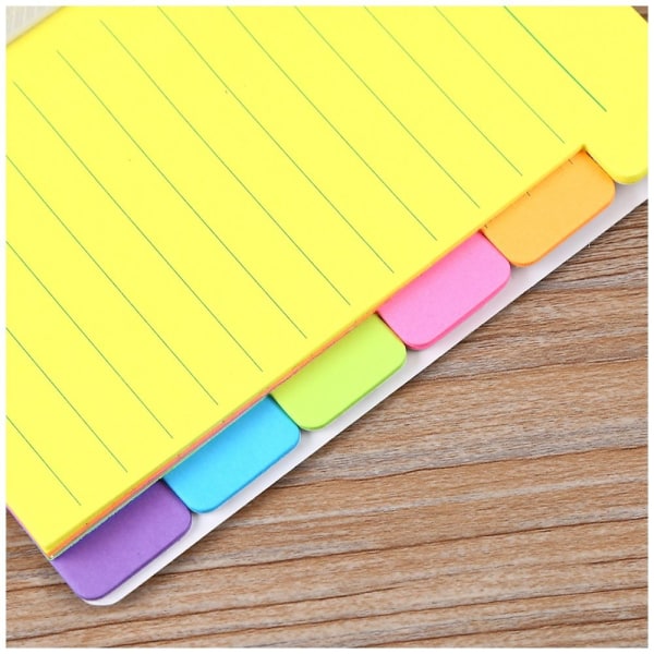 Sticky Notes Flikar Anteckningsblock Memo Pad