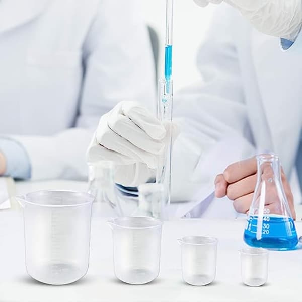 2st Bägare Set Graduated Beaker Lab Bägare