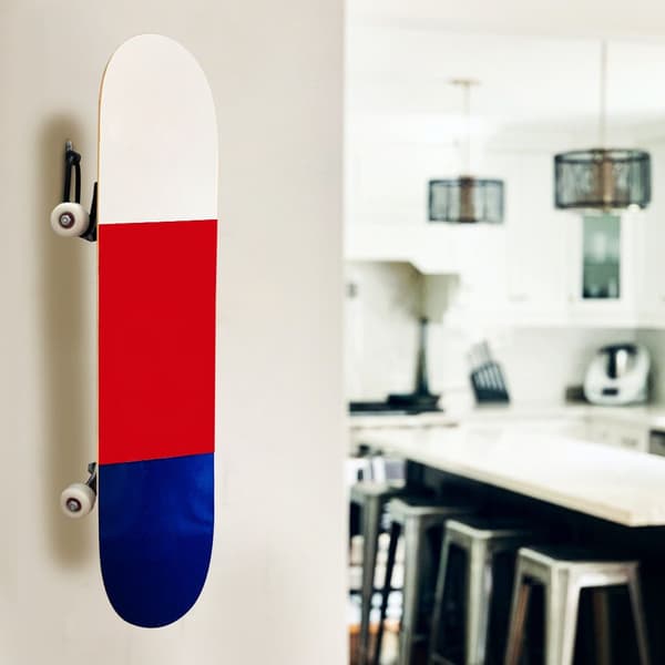 2 stk. Vægmonteringskrog Displaykrog Skateboard Hænger Rack