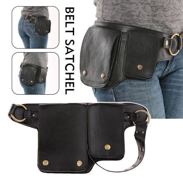 Waist Pack Belt Olkalaukku MUSTA MUSTA Black