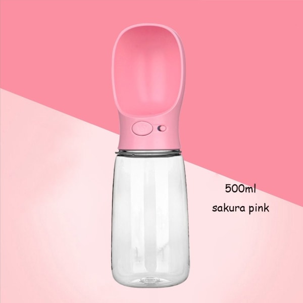 Hundevandflaske Hvalpemad Dispenser PINK B B PINK B-B