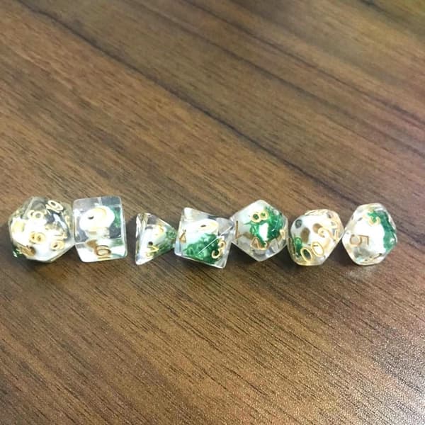 7 Stk/sett DND Terning Polyhedral Terningspill Terning