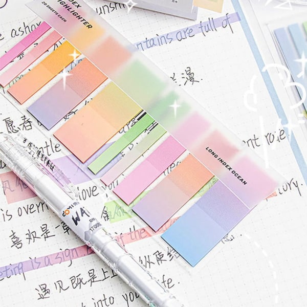 Sticky Notes Memo Pad faner B B B