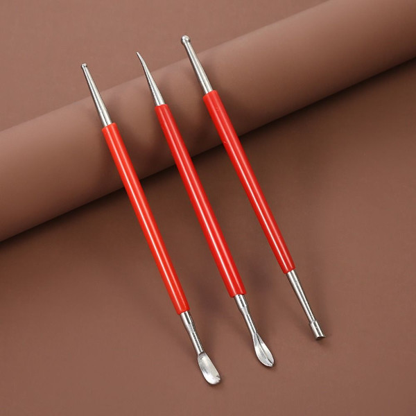 Carving Indentation Pen Clay Crimping Pen Læder Gravering Pen