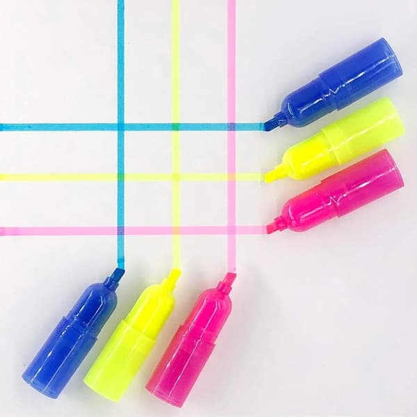 Highlighter Rainbow Color Pen 7 ST