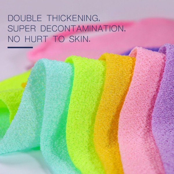 Bath Exfoliation Cloth Badebruseværktøj LILLA purple