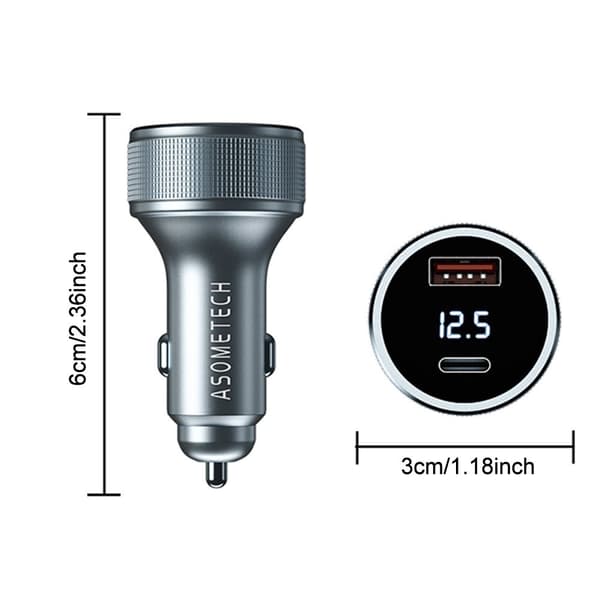 Billaderkontakt Hurtiglader DOBBEL USB DOBBEL USB