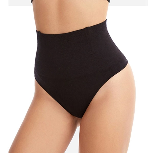 Dam Sexig Seamless Thong Shaper SVART 2XL black 2XL