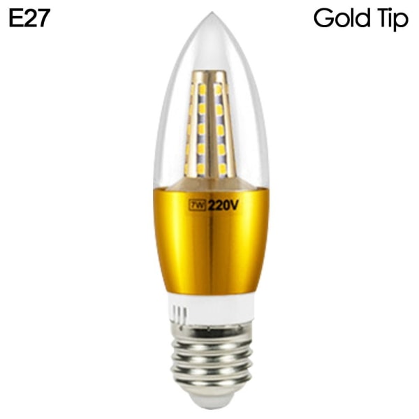 LED-glödlampa e14 E27 E27GULD TIPS GULD TIPS E27Gold Tip