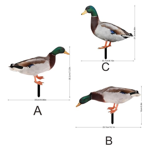 Akryl Duck Statyer Duck Sculpture A A A