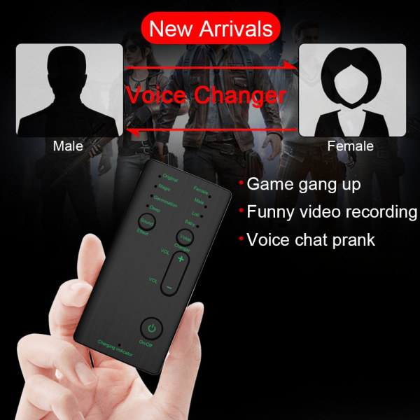 Voice Changer Device Mic Disguiser ljudkort 1pc