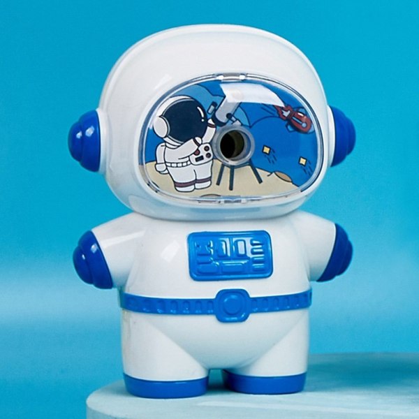 Astronaut blyantspidser Automatisk blyantspidser BLÅ Blue