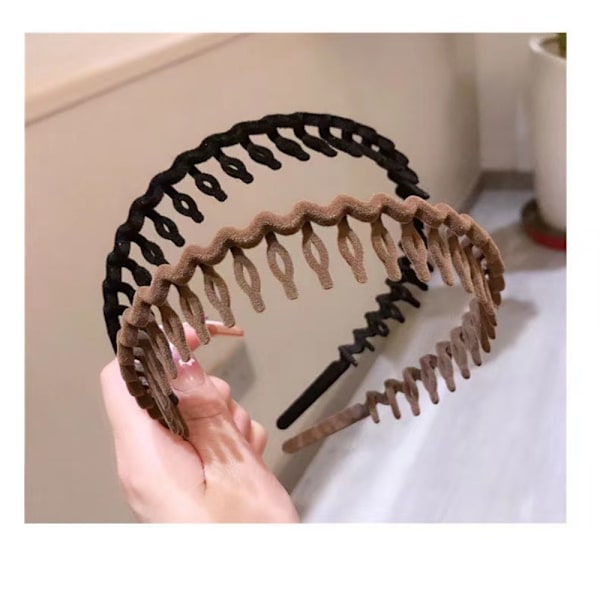 Hårclips Ansigtsvask Pandebånd KHAKI Khaki