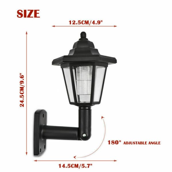2st Hexagonal Solar Lights Retro Lantern 1PC 1PC 1pc