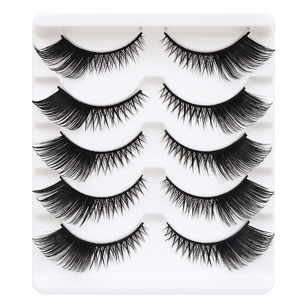 5/7/10 Par falske øyevipper Cat Eye Lashes MY7 MY7 MY7