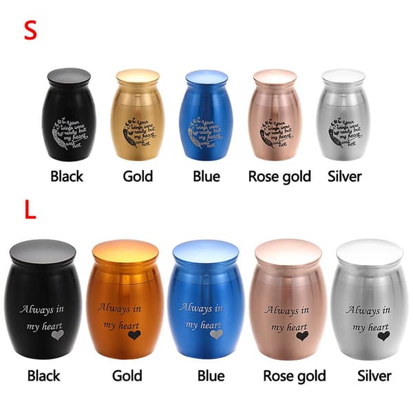 Kremeringsurner til kæledyr Askeholder Keepsake SILVER S Silver S