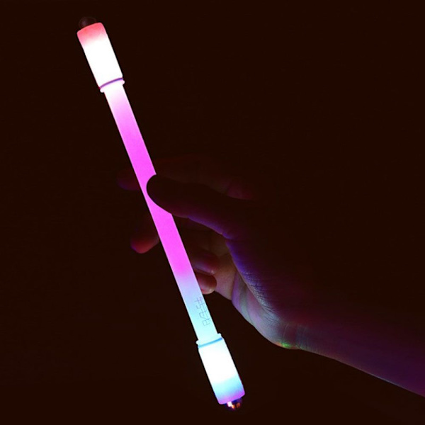 Spinning Pen Creative Flash Roterande Gaming ROSA pink