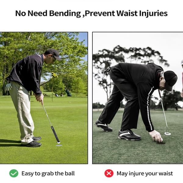 5 stk Golfball Plukk Opp Henter Golf Picker