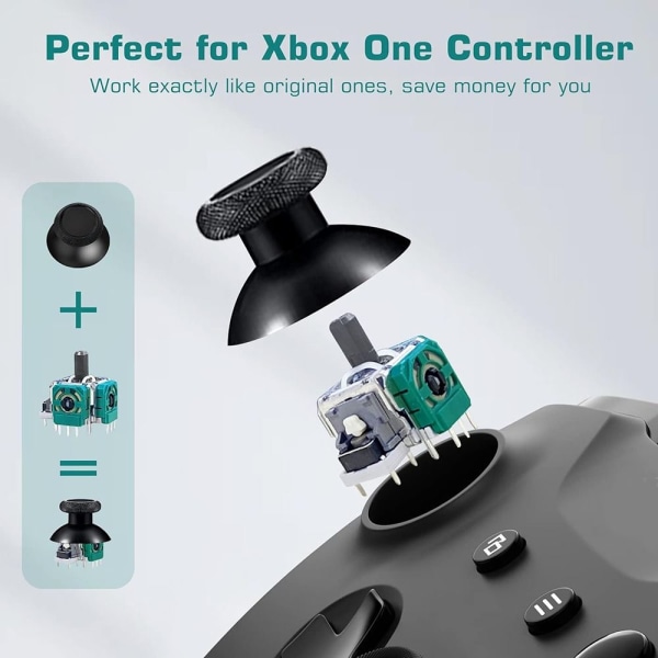 Game Controller Joystick Analog Thumb Sticks Reparation af skruetrækker