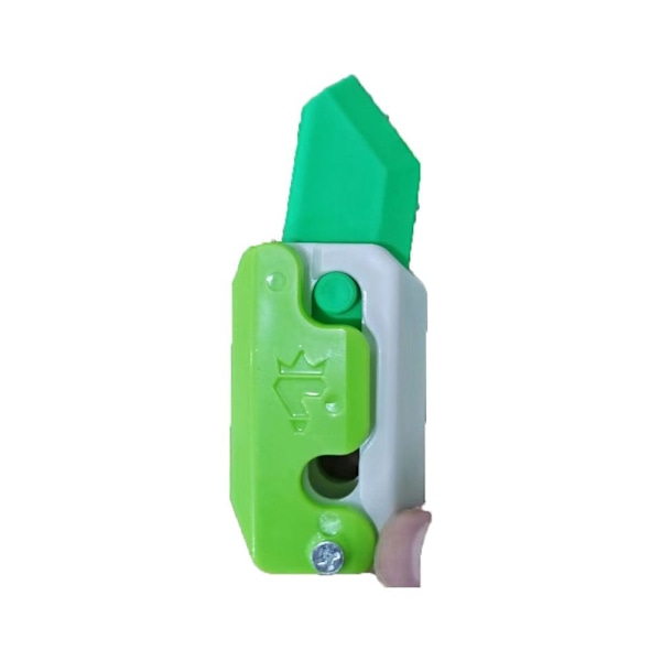 Gravity Carrot Eraser Dekompressionslegetøj GRØN&RØD UDEN ETIKET green&red Without label-Without label