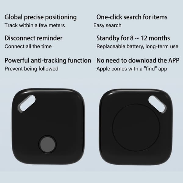 Tag Tracker Key Finder SVART black