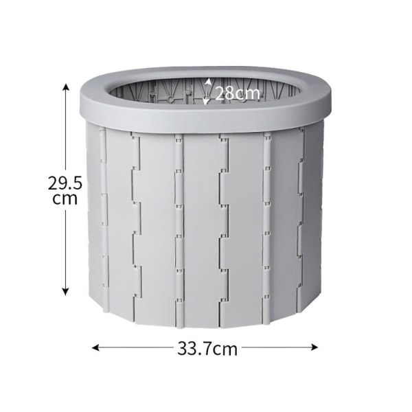 Kokoontaittuva WC Auto-WC HARMAA Grey