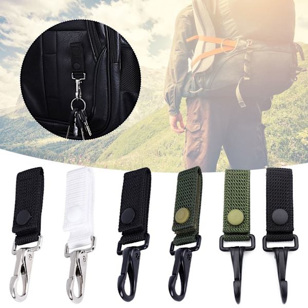 Webbing ryggsekkstropp Quickdraw Carabiner 2 2 2