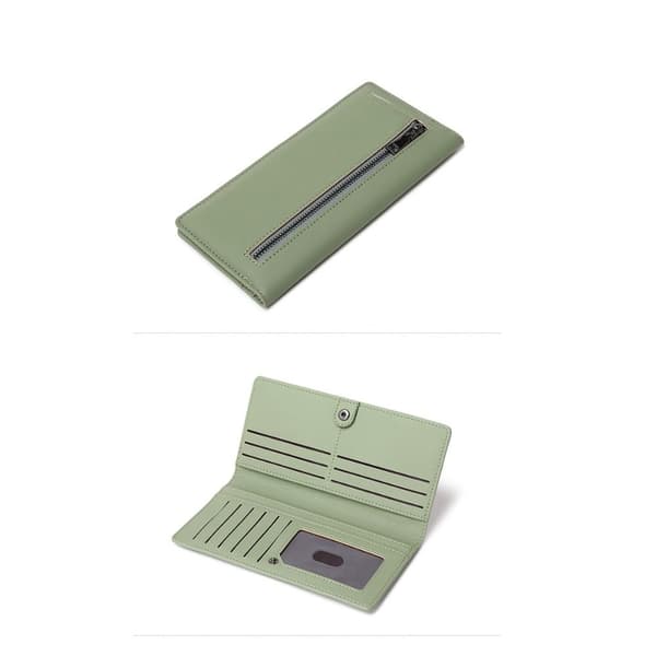 Damplånbok RFID Stöldskyddsplånbok GRÖN green