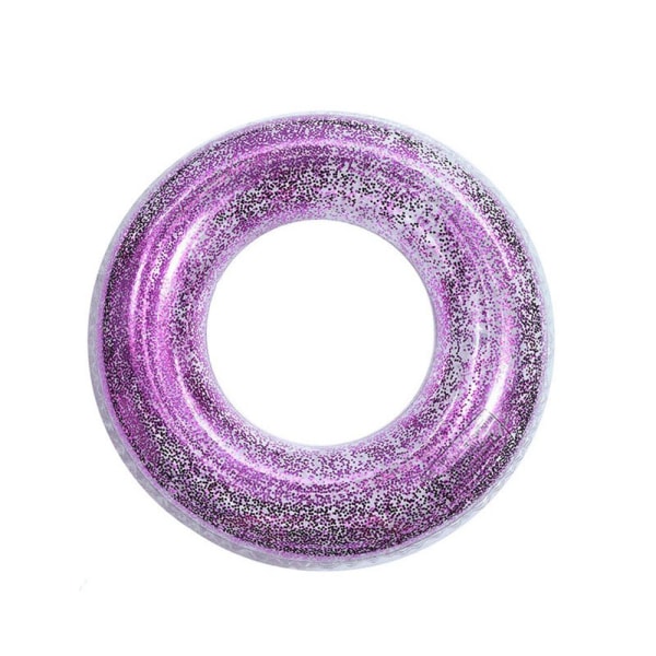 Genomskinlig Glitter Pool Foats Simring LILA 70 purple 70