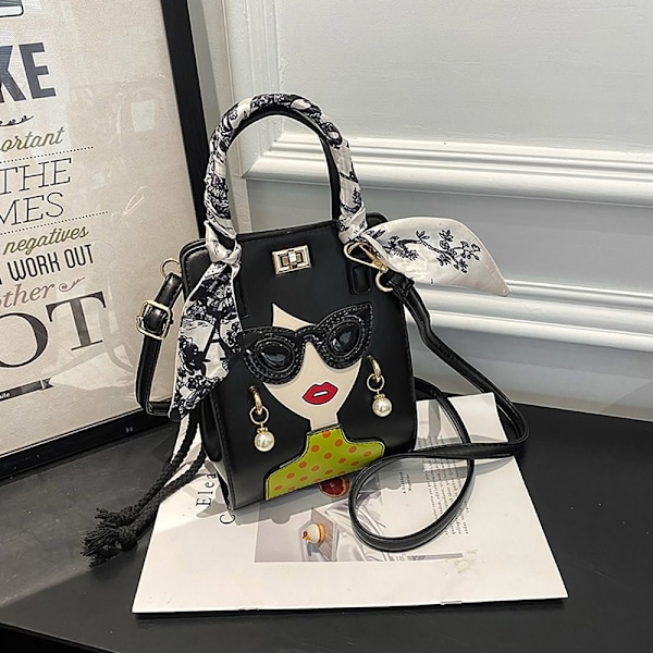 Spice Girl Bucket Bag Crossbody taske SORT BLACK