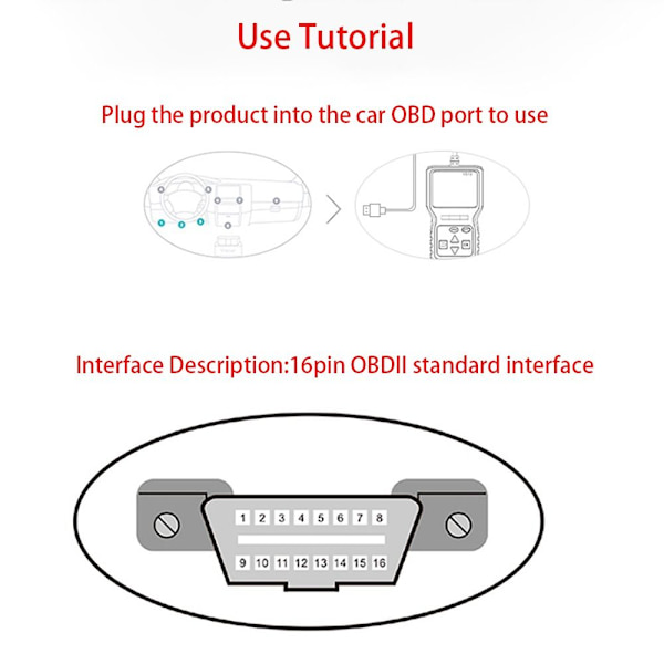 V310 OBD2-skannerin moottorin vian diagnostiikkatyökalu Autokoodinlukija 1pcs
