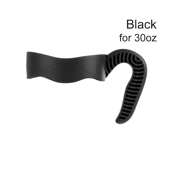2stk Tumbler Cup Håndtag Vandflaske Holder SORT TIL 30OZ2STK black for 30oz2pcs-2pcs