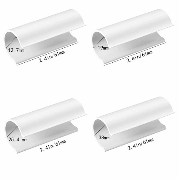 32 st Växthusklämmor Rörklämmor 12,7MM/ 1/2IN 12,7MM/ 1/2IN 12.7mm/ 1/2in