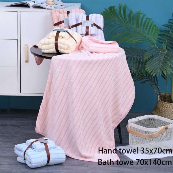 2 STK Hurtigttørrende badehåndklæder Microfiber Vaskeklude LYS PINK light pink