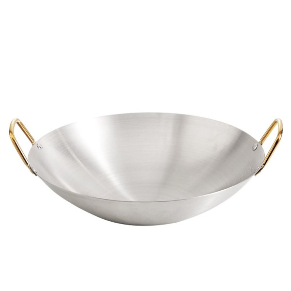 Wok-pannu paistinpannu SILVER 30cm Silver 30cm