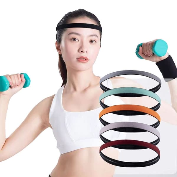 Yoga-hårbånd med elastisk pandebånd 2 2 2