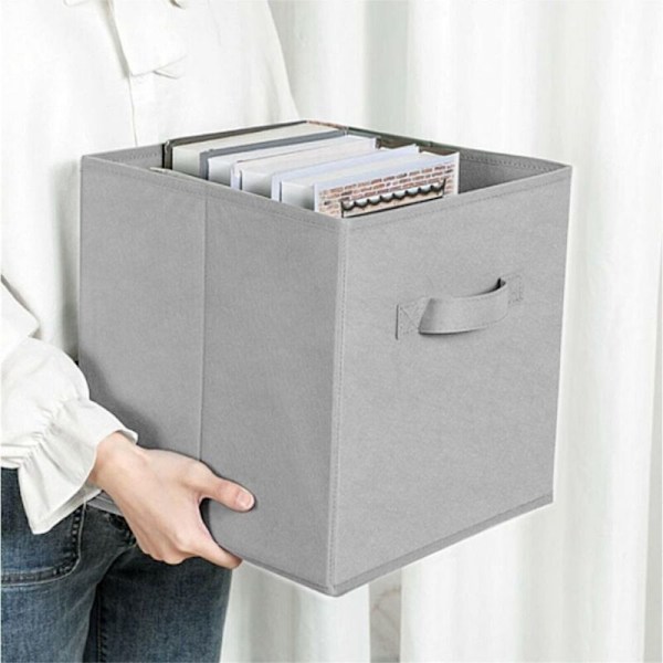 Canvas Förvaring Folding Box KAFFE coffee