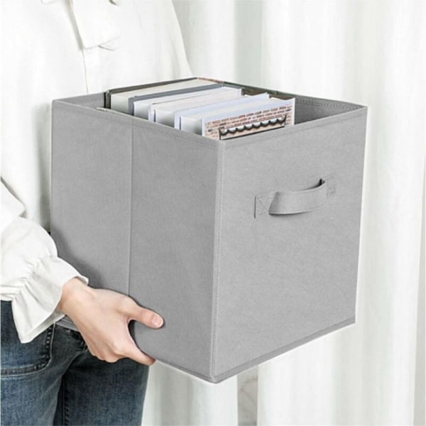 Canvas Förvaring Folding Box ROSE RED rose red