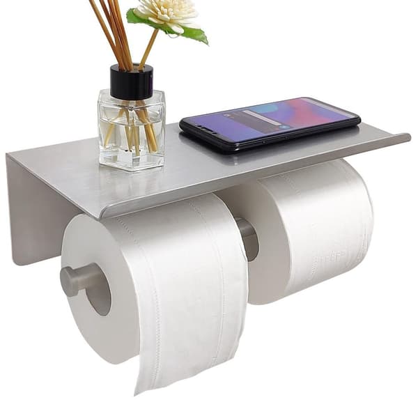 Dobbelt toiletpapirholder Tissue Roll Dispenser Tissue Holder