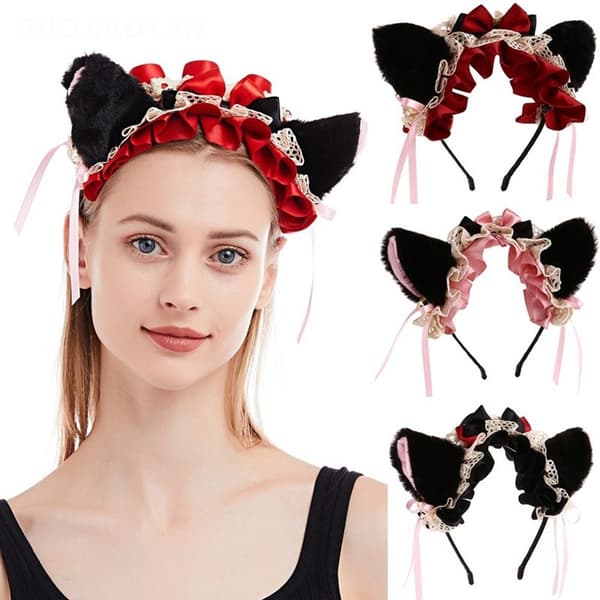 Cat Ear Pannebånd Cosplay Hodeplagg STIL 1 STIL 1 Style 1