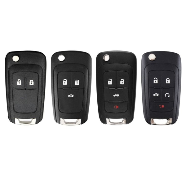 Fjernnøglekasse Bilnøgleskal 2 KNAPPER 2 KNAPPER 2 Buttons