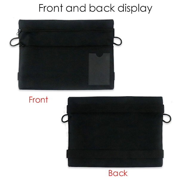 Solmio Folder Case Luokka Paperilaukut MUSTA Black