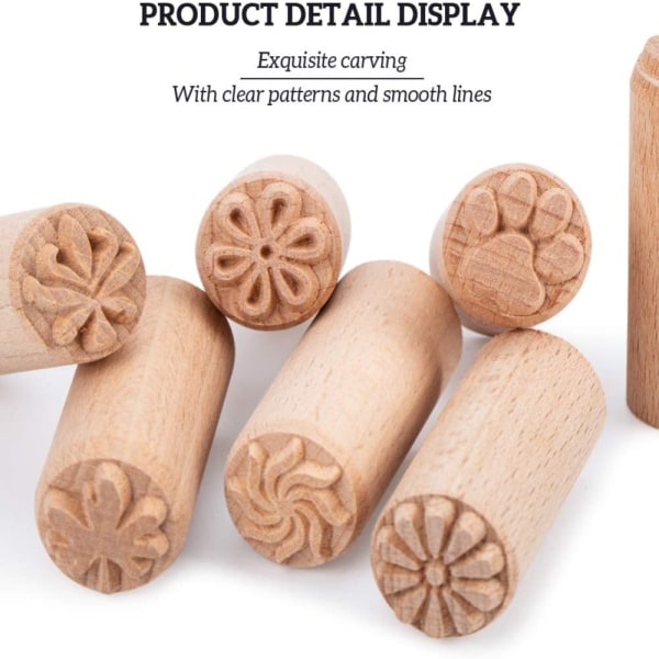 Toalettpapir Stempel Press Clay Stamp Custom Pottery Stamps for