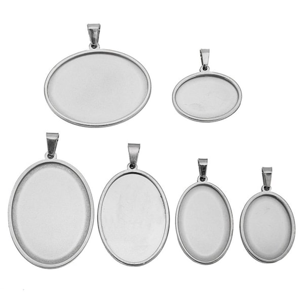 5 stk Cabochon Base Bezel smykkefremstilling 4 4 4