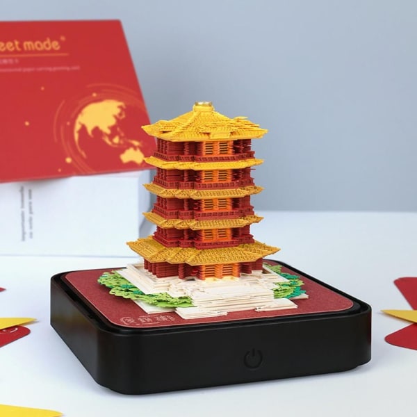 Paper Carving Calendar Time Piece Calendar 7 7 7